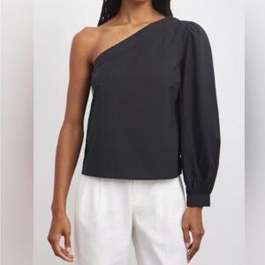 Banana republic Black One-Shoulder Top size Xs